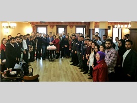 Yeni Yıl Öncesi Stajyer Avukatlarımızla Bir Araya Gelindi.