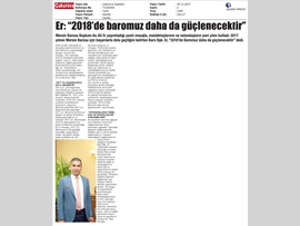 BASINDA BAROMUZ (Başkanımızın Yeni Yıl Mesajı)