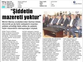 BASINDA BAROMUZ (Av. Gürhan Dölek: "Şiddetin Mazereti Yoktur")