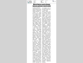 BASINDA BAROMUZ (Çocuk Hakları Merkezimiz, Çocuk İstismarı Davasına Gözlemci Olarak Katıldı)