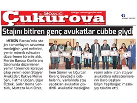 BASINDA BAROMUZ (Yeşilboğaz: "İşçi Avukatların Sorunları Baroların Gündemine Alınmalı")