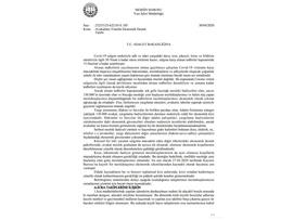 BAROMUZDAN T.C. ADALET BAKANLIĞINA EKONOMİK DESTEK PAKETİ TALEBİ