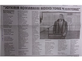 Yeşilboğaz: "Soykırım açıklamasını reddediyoruz ve kınıyoruz"