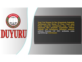 PANDEMİ KISITLAMASINDA ÇEKLERİN İBRAZ TARİHLERİ HAKKINDA