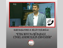 ETEK BOYUNA MÜDAHALEYE KINAMA