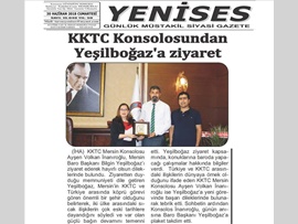 BASINDA BAROMUZ (KKTC Mersin Konsolosu'ndan Baromuza Ziyaret)