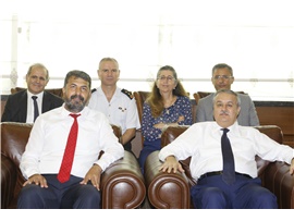 BARO BAŞKANIMIZ AV. BİLGİN YEŞİLBOĞAZ, KENT PROTOKOLÜNÜ MAKAMINDA AĞIRLADI