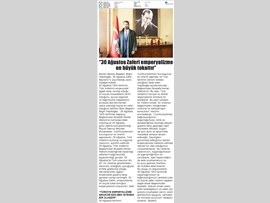 BASINDA BAROMUZ (Baro Başkanımızın 30 Ağustos Zafer Bayramı Mesajı)