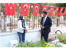 BAŞKANIMIZ AV. BİLGİN YEŞİLBOĞAZ ŞEHİTLİĞİ ZİYARET ETTİ