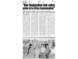 BASINDA BAROMUZ (İcra İflas ve Konkordato Semineri Verildi)