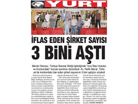BASINDA BAROMUZ (İcra İflas ve Konkordato Semineri Verildi)