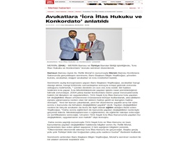 BASINDA BAROMUZ (İcra İflas ve Konkordato Semineri Verildi)