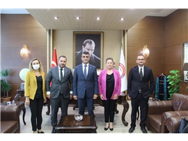 AK PARTİ YENİŞEHİR İLÇE YÖNETİMİNDEN, BAŞKANIMIZ GAZİ ÖZDEMİR’E ZİYARET