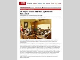 BASINDA BAROMUZ (10 Stj. Avukat TBB'deki Eğitimlerini Tamamladı)