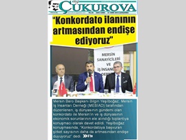 BASINDA BAROMUZ (Yeşilboğaz: Konkordato İlanının Artmasında Endişe Ediyoruz")