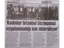 BASINDA BAROMUZ (Av. Şirin Güner: "İstanbul Sözleşmesi Yaşarsa, Kadınlar Yaşar")