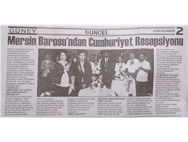 BASINDA BAROMUZ (Yeşilboğaz: "Cumhuriyet Umuttur, Nefestir")