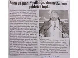 BASINDA BAROMUZ (Yeşilboğaz: "Karar Veren Hakimleri Adalete Davet Ediyoruz")