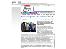 BASINDA BAROMUZ (Mersin Barosu, Çamlıbel Sokak Festivali'nde Stant Açtı)