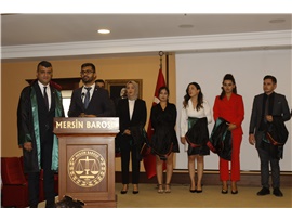 31 STAJYER AVUKATIMIZ CÜBBE GİYDİ