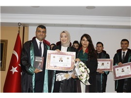 31 STAJYER AVUKATIMIZ CÜBBE GİYDİ