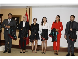 31 STAJYER AVUKATIMIZ CÜBBE GİYDİ
