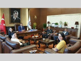SAHİL GÜVENLİK ALB. SAYIN; FATİH ERHAN'IN ZİYARETİ