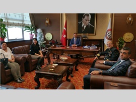 SAHİL GÜVENLİK ALB. SAYIN; FATİH ERHAN'IN ZİYARETİ