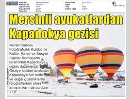 BASINDA BAROMUZ (Avukatlar Kapadokya'da Stres Attı)