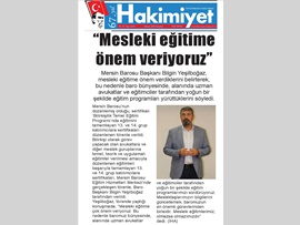 BASINDA BAROMUZ (Bilirkişiler Sertifikalarını Aldı)