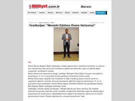 BASINDA BAROMUZ (Bilirkişiler Sertifikalarını Aldı)