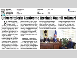 BASINDA BAROMUZ (Baro Başkanımızdan Mersin Ünv. Rektörüne Ziyaret)