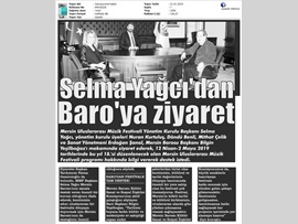 BASINDA BAROMUZ (Baromuzdan Mersin Uluslararası Müzik Festivali'ne Destek)