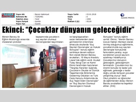 BASINDA BAROMUZ (19 Mayıs Anadolu Lisesi'nde Eğitim: "Çocuklar Dünyanın Geleceğidir" )