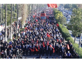 MERSİN'İMİZİN KURTULUŞUNU COŞKUYLA KUTLADIK