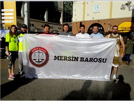 MERSİN BAROSU ULUSLARARASI MERSİN MARATONUNA KATILDI