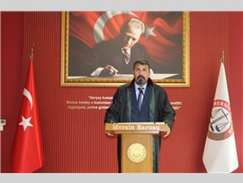 YEŞİLBOĞAZ:  “İNSAN HAKLARI HİÇBİR ENGELE TAKILMAMALI”