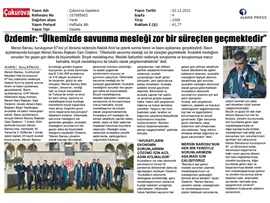 Mersin Barosu'nun kuruluşunun 97. yıldönümü töreni