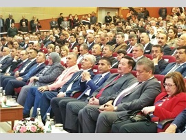 Baro Başkanımız ,Mersin Büyük Şehir Belediyesinin 3 yıllık hizmet ve yeni projeleri programına katıldı