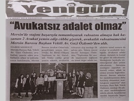 BASINDA BAROMUZ (Yemin Töreni- "Avukatsız Adalet Olmaz")