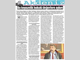 BASINDA BAROMUZ (Kadın Avukatın Etek Boyuna Müdahaleye Kınama)