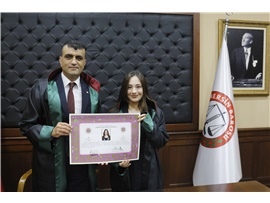 8 STAJYER AVUKATIMIZ, AVUKATLIK RUHSATNAMESİNİ ALDI