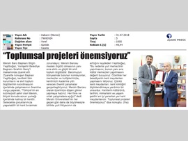 BASINDA BAROMUZ (Baro Başkanımız Av. Bilgin Yeşilboğaz, Yenişehir Bld. Bşk. İbrahim Genç'i Ziyaret Etti)