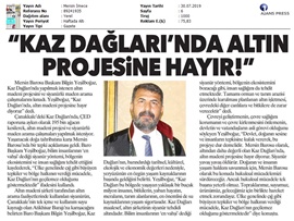 BASINDA BAROMUZ (Kaz Dağları Geçilmez)