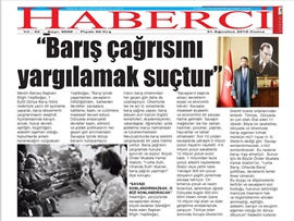 BASINDA BAROMUZ (Baro Başkanımızın 1 Eylül Dünya Barış Günü Mesajı)