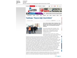 BASINDA BAROMUZ (Başkanımız, Deprem Bölgesini Ziyaret Etti)