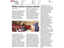 Mülteci Hakları semineri düzenlendi