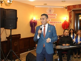 Baro Başkanımız Av.Ali ER, Türk sanat müziği fasıl gecesine katıldı.