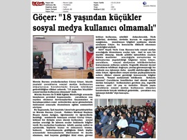 BASINDA BAROMUZ (Av. Güray Göçer: "Sosyal Medyadaki Tehlikenin Farkında mısınız?"