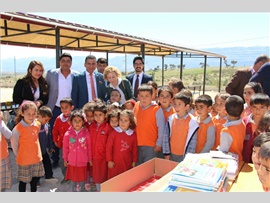 Baro Başkanımız, Mut İlçemizde Alaçam İlkokulunu ziyaret etti.